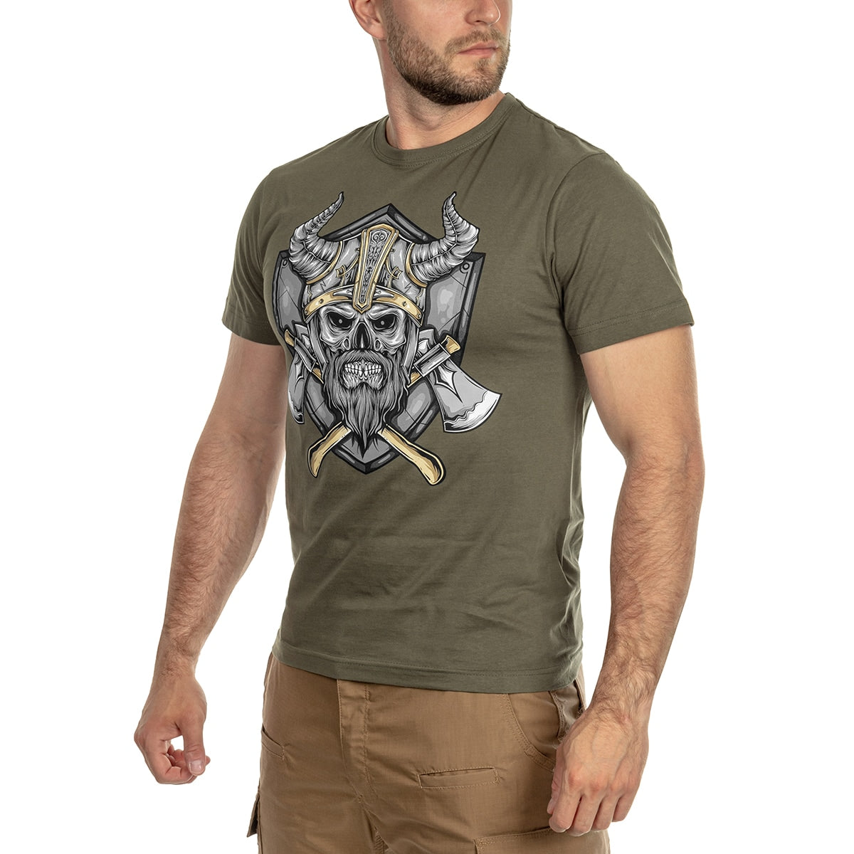 Koszulka T-Shirt Voyovnik Viking - Khaki
