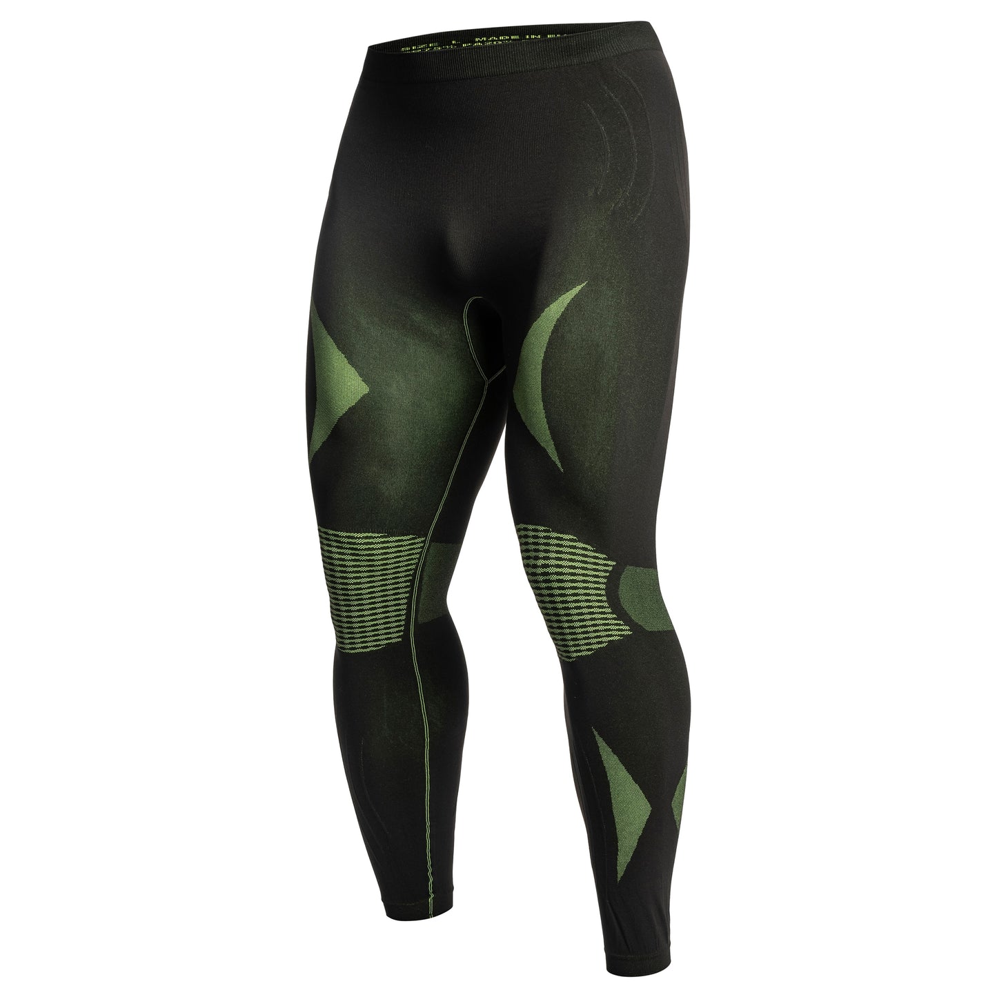 Legginsy termoaktywne FreeNord EnergyTech - Black/Green
