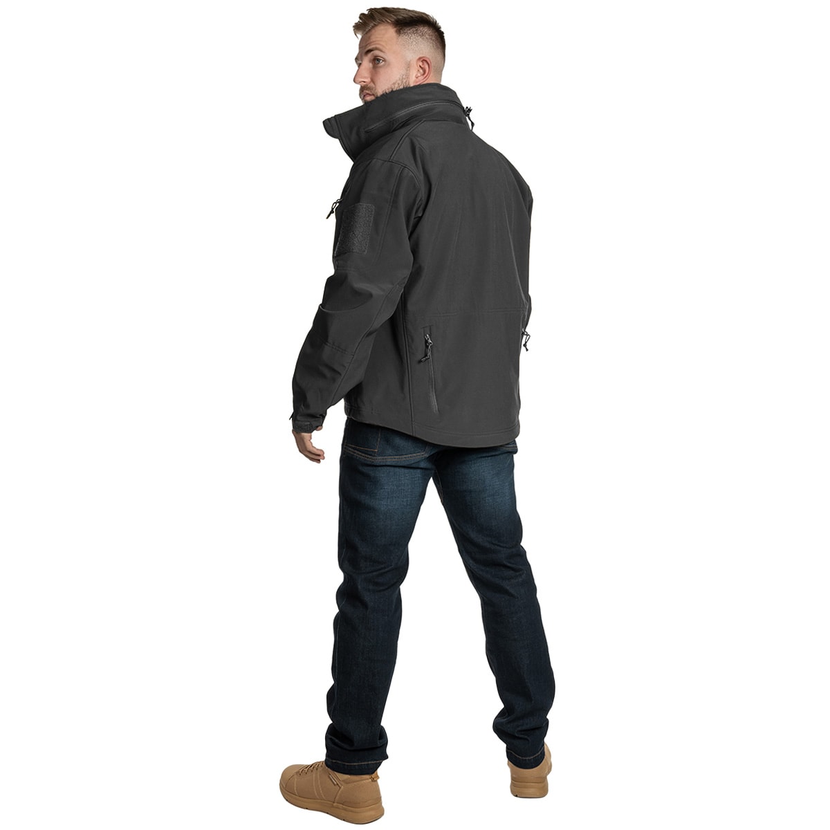 Kurtka Helikon Gunfighter Softshell Shark Skin Windblocker - Shadow Grey