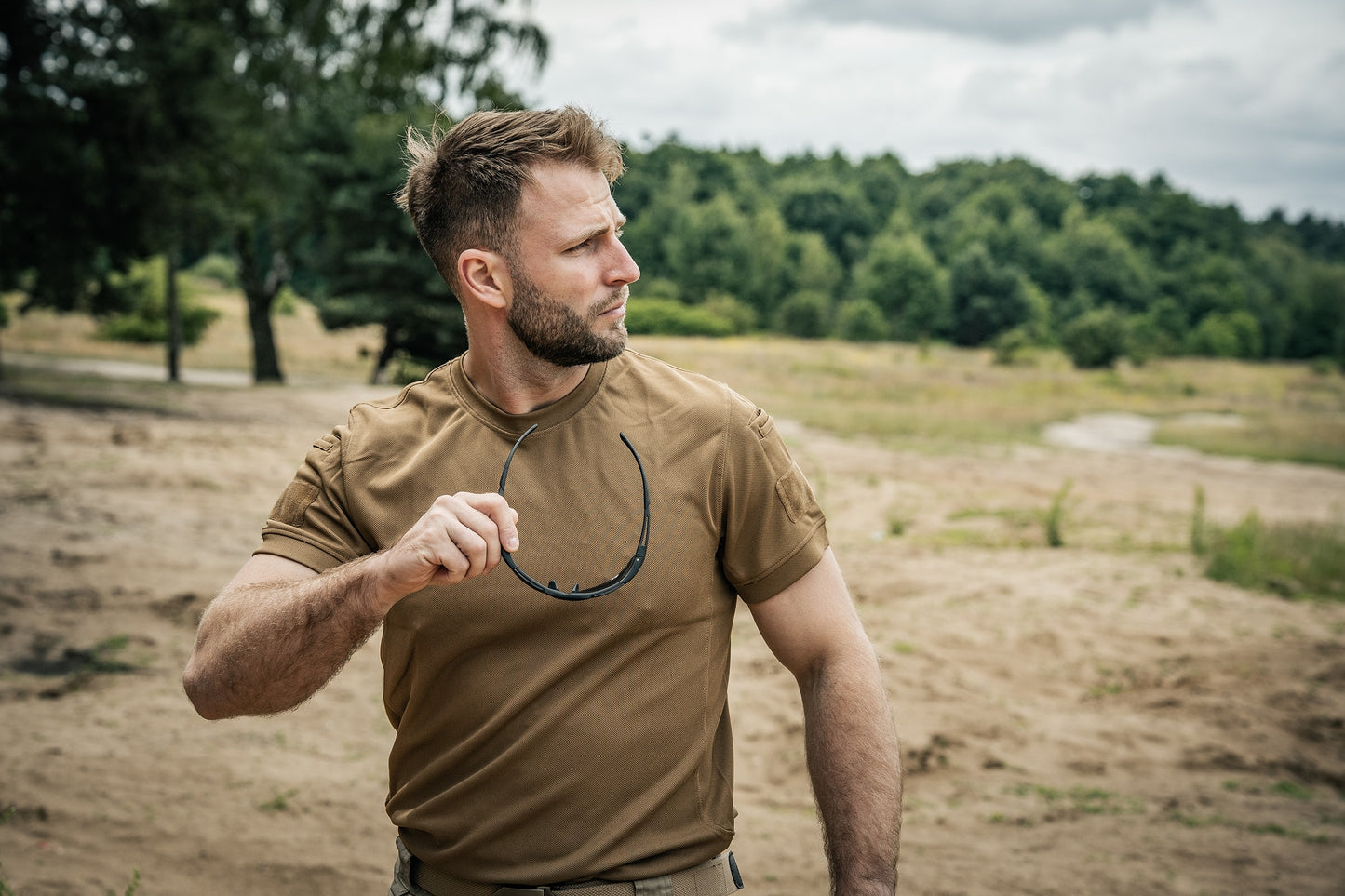 Koszulka termoaktywna Helikon Tactical T-shirt TopCool - Coyote