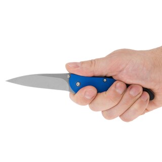 Nóż składany Kershaw Leek CPM MagnaCut - Blue/Black Gradient