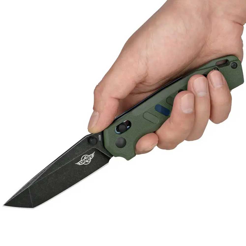 Nóż składany Oknife Rubato OD Green - stal nierdzewna 154CM