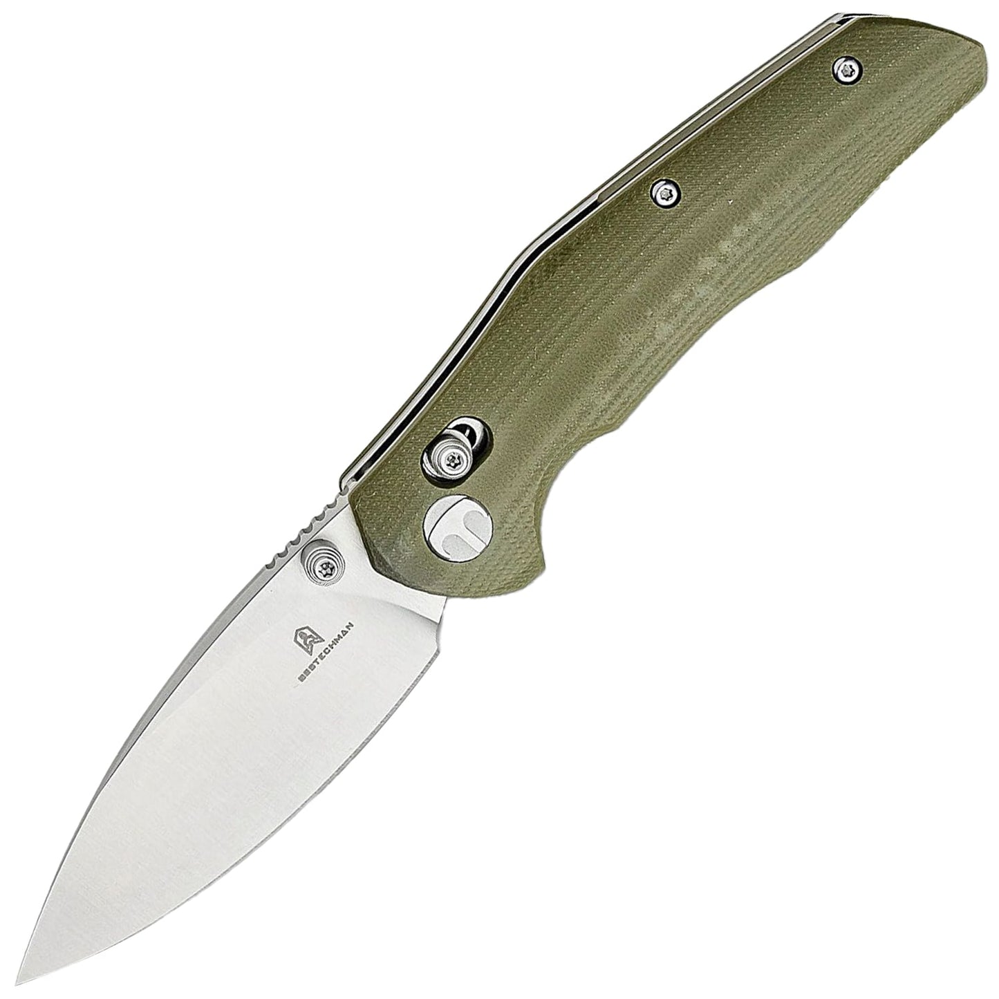 Nóż składany Bestechman Ronan Satin - OD Green