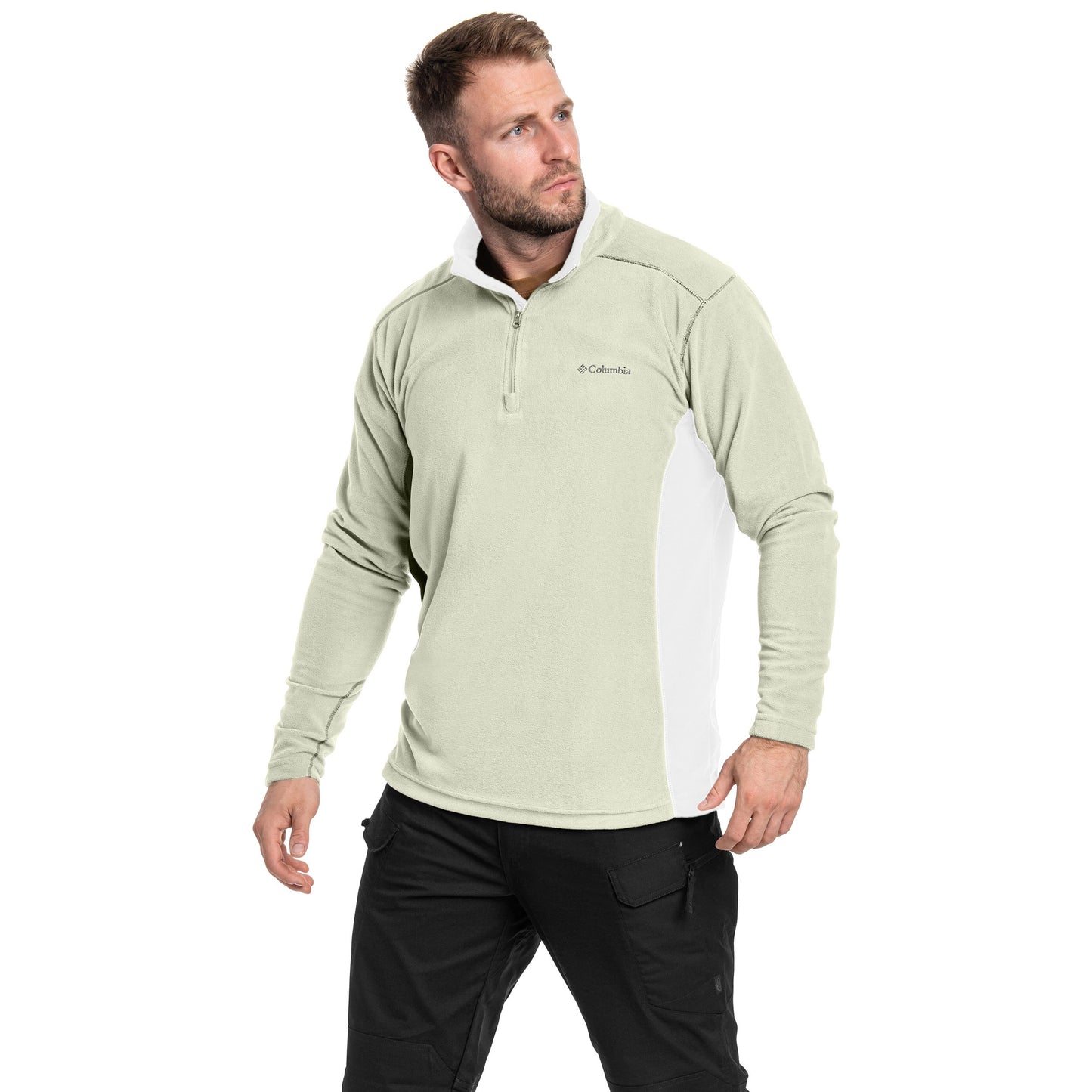 Polar Columbia Klamath Range II Half Zip - Safari/Dark Stone