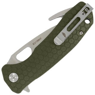 Nóż składany Honey Badger Hook Medium 8Cr13MoV - Green