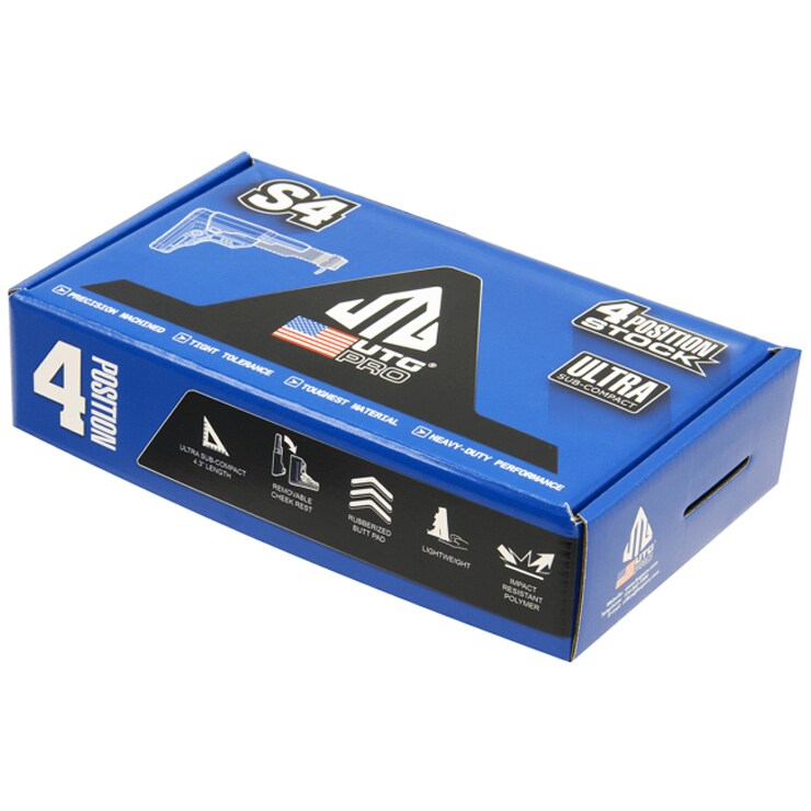 Kolba UTG Pro Ops Ready S4 Mil-Spec do AR15 - Black