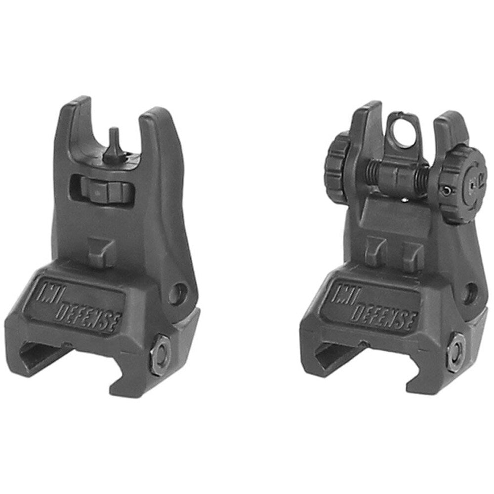 Składane przyrządy celownicze IMI Defense TFS/TRS Tactical Flip Up Sights Set - Black