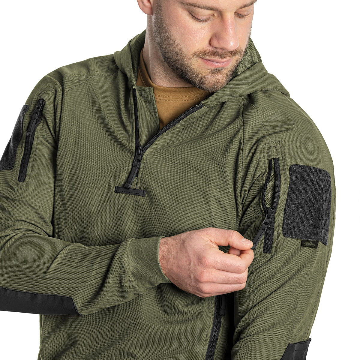 Bluza Helikon Range Hoodie TopCool - Olive Green/Black