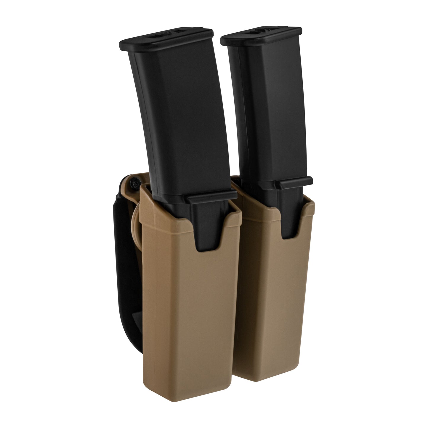 Podwójna ładownica obrotowa ESP z montażem Paddle na magazynki do MP5/UZI/SA VZ.61 - Khaki