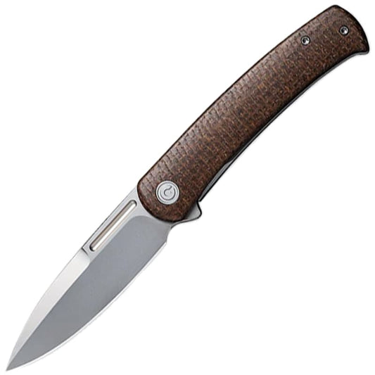 Nóż składany Civivi Cetos Micarta with Stainless Steel Handle - Brown/Grey