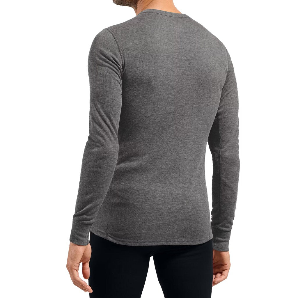 Koszulka termoaktywna Odlo Active Warm - Odlo Steel Grey Melange