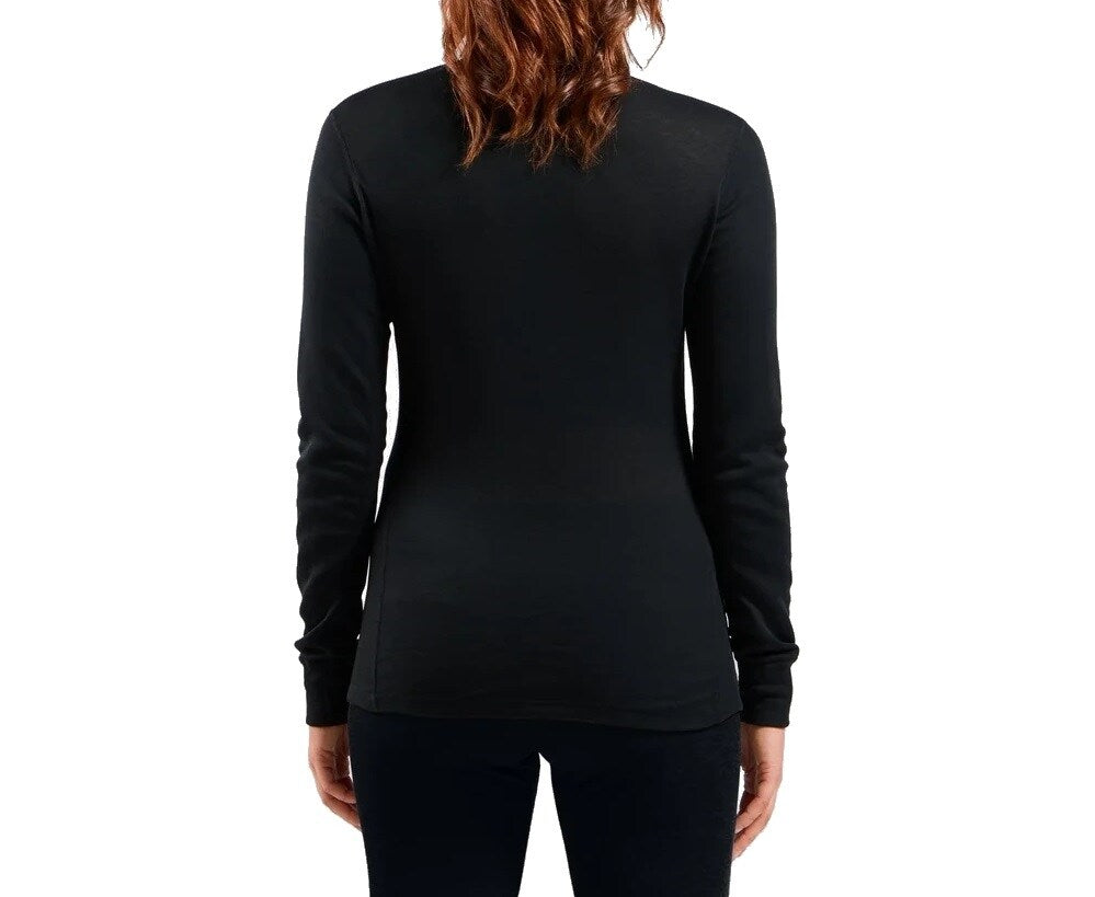 Koszulka termoaktywna damska Odlo Active Warm Base Layer Turtleneck - Black