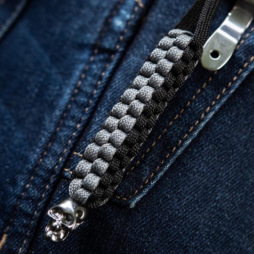 Brelok M-Tac Cuboid Skull - Black/Grey