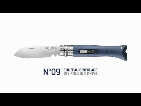 Nóż składany Opinel No.9 Do It Yourself - Yellow