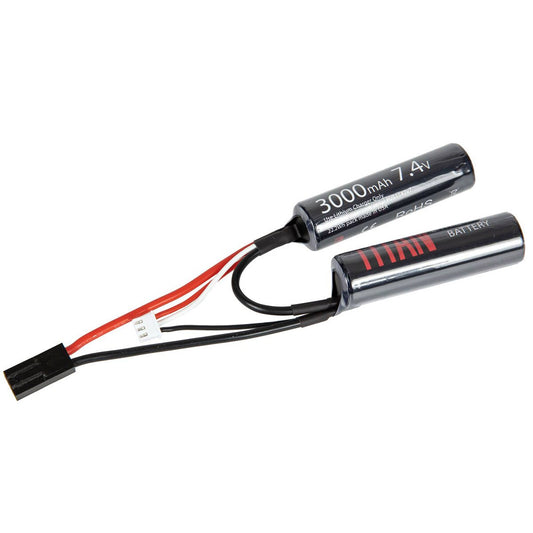 Akumulator ASG Titan Li-Ion 7,4V 3000mAh Tamiya mała - dwudzielny