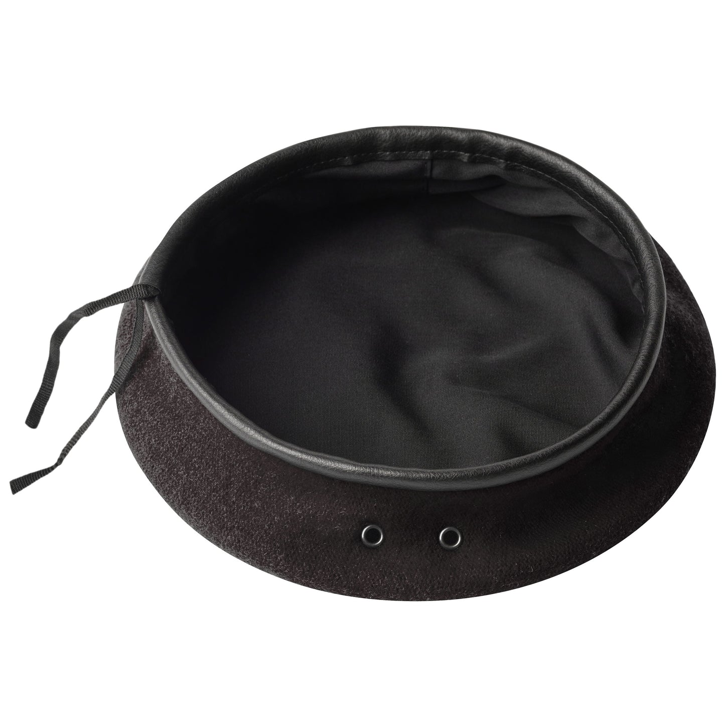 Beret BB-TEX tłoczony - Czarny