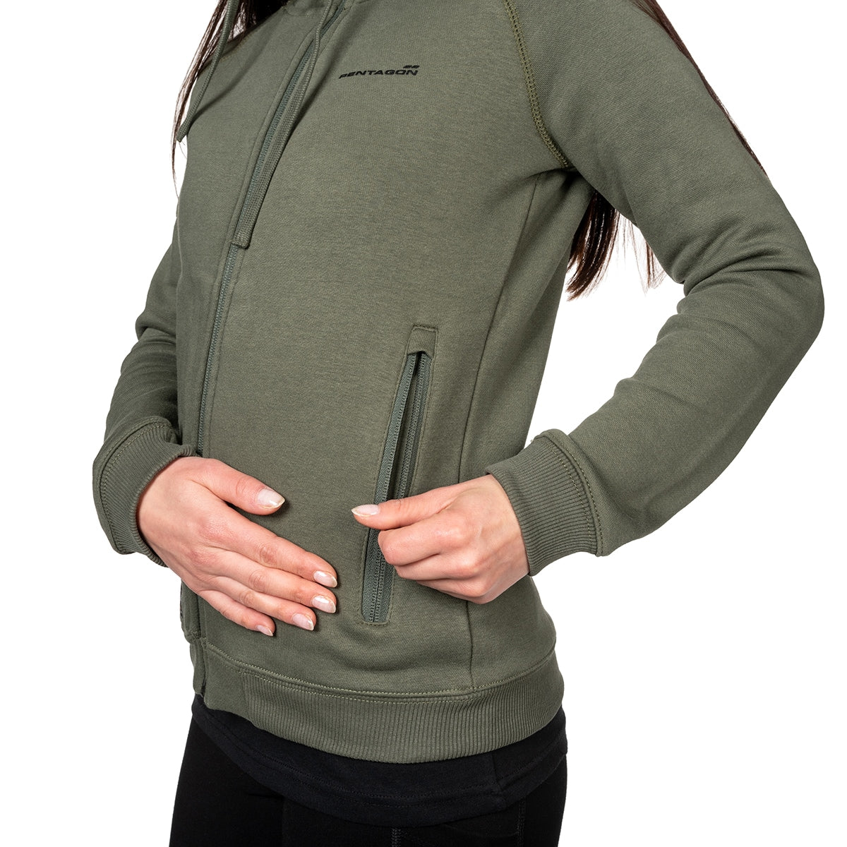 Bluza damska Pentagon Aphrodite Sweater - Camo Green