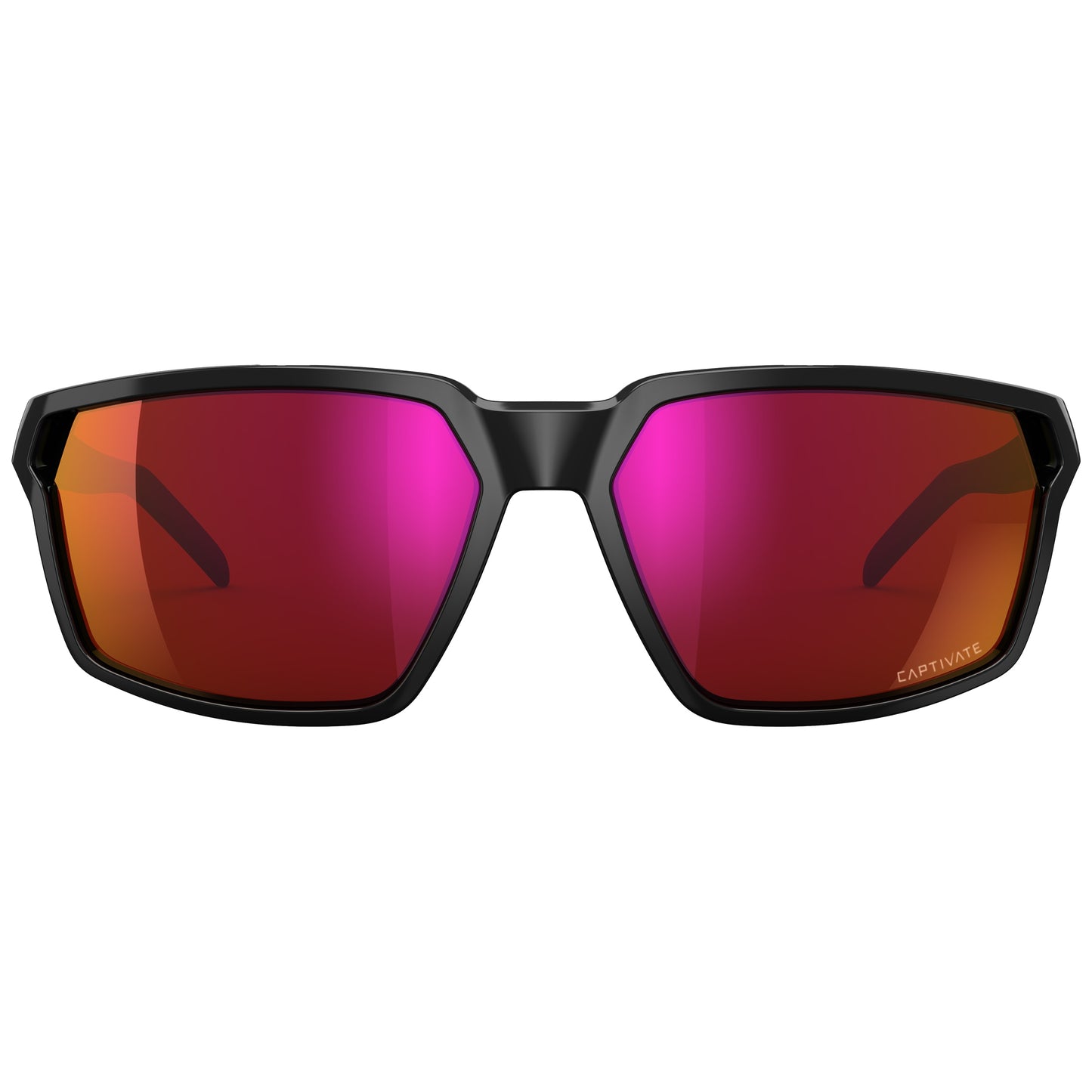 Okulary taktyczne Wiley X Sierra - Captivate Red Mirror/Gloss Black