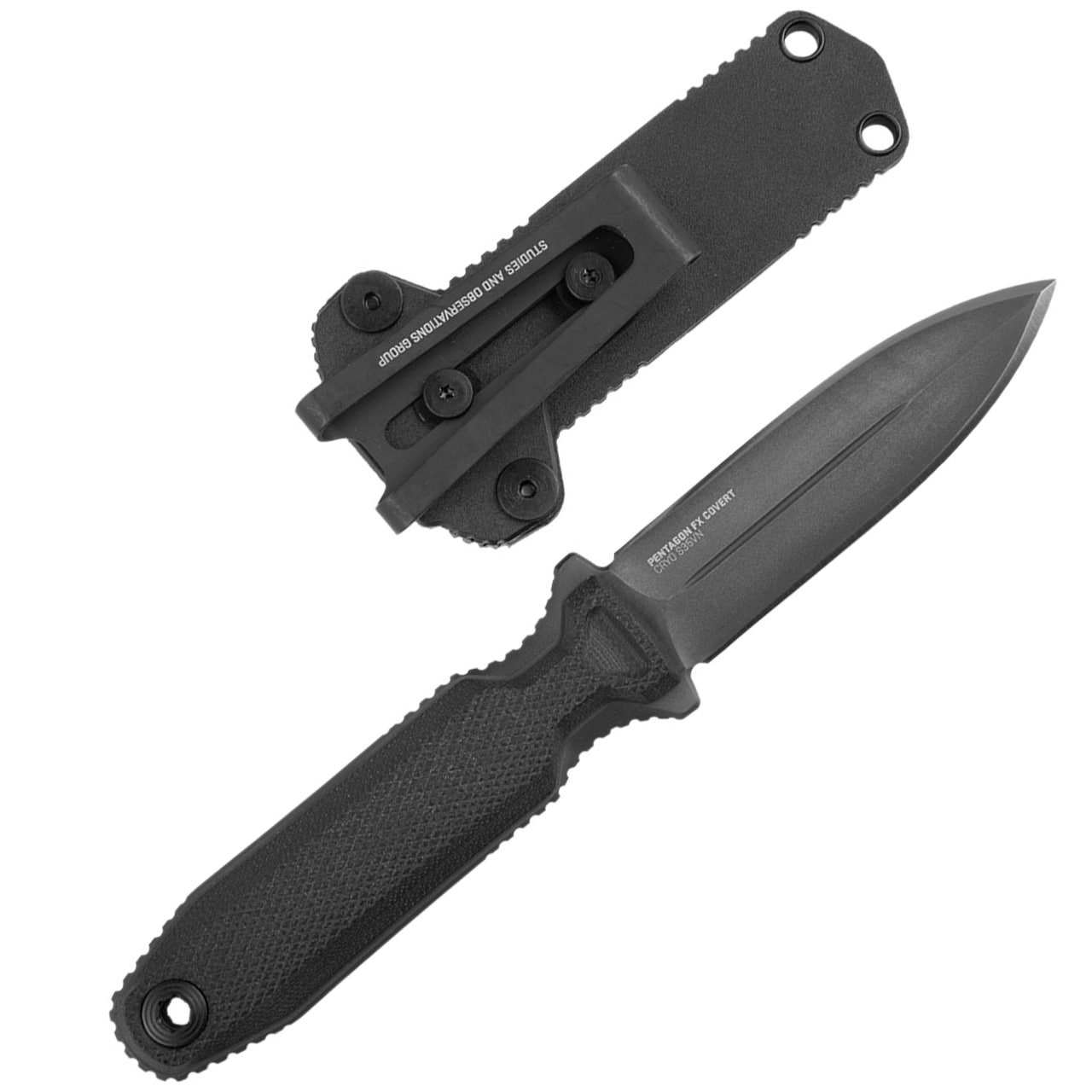 Nóż SOG Pentagon FX Covert - Blackout