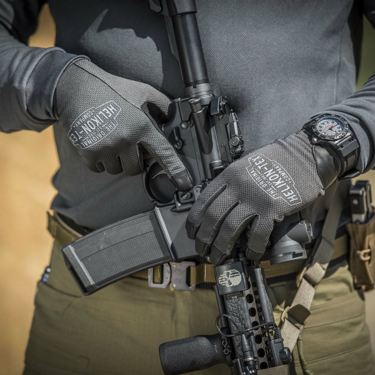 Rękawice Helikon Rangeman - Shadow Grey/Black