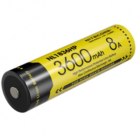 Akumulator Nitecore NL1836HP 18650 3,6 V High Performance - 3600 mAh