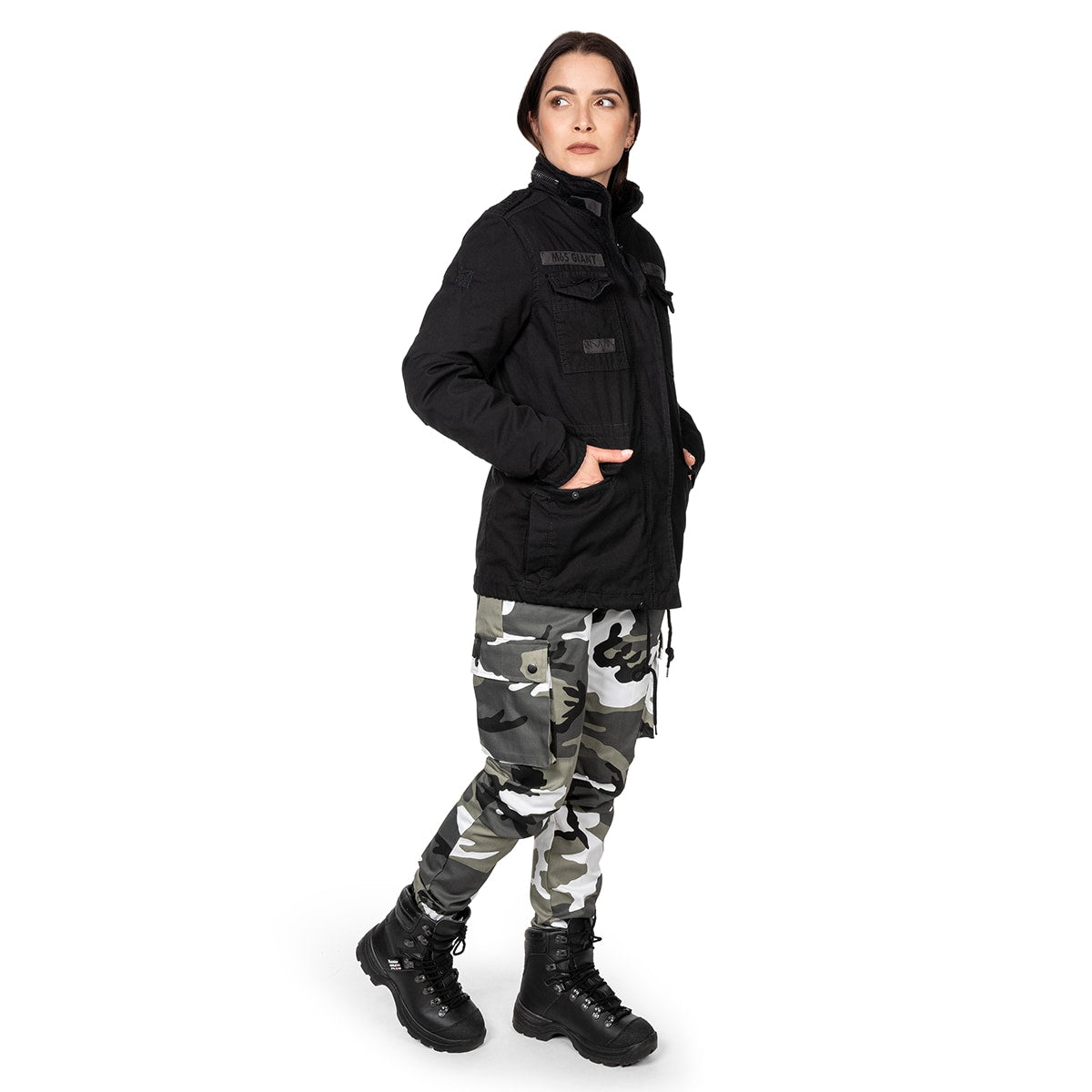 Kurtka damska Brandit M65 Giant Black