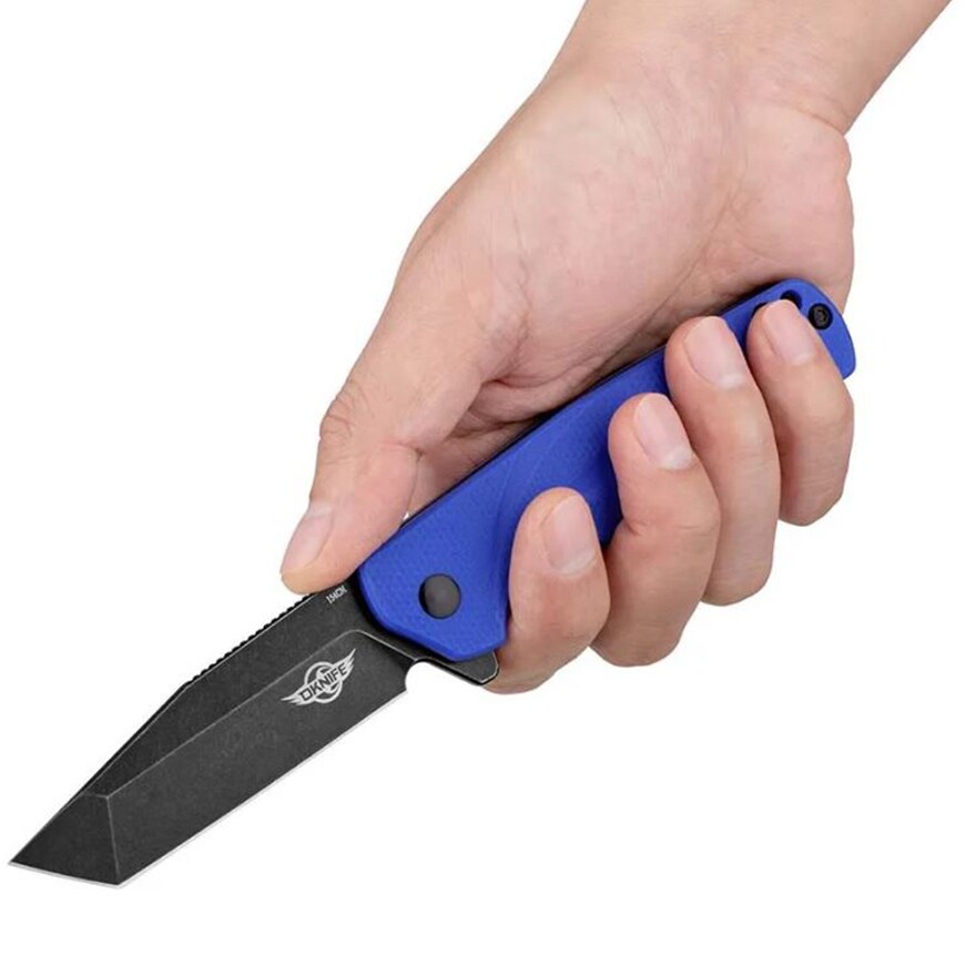 Nóż składany Oknife Ratel Blue - stal nierdzewna 154CM