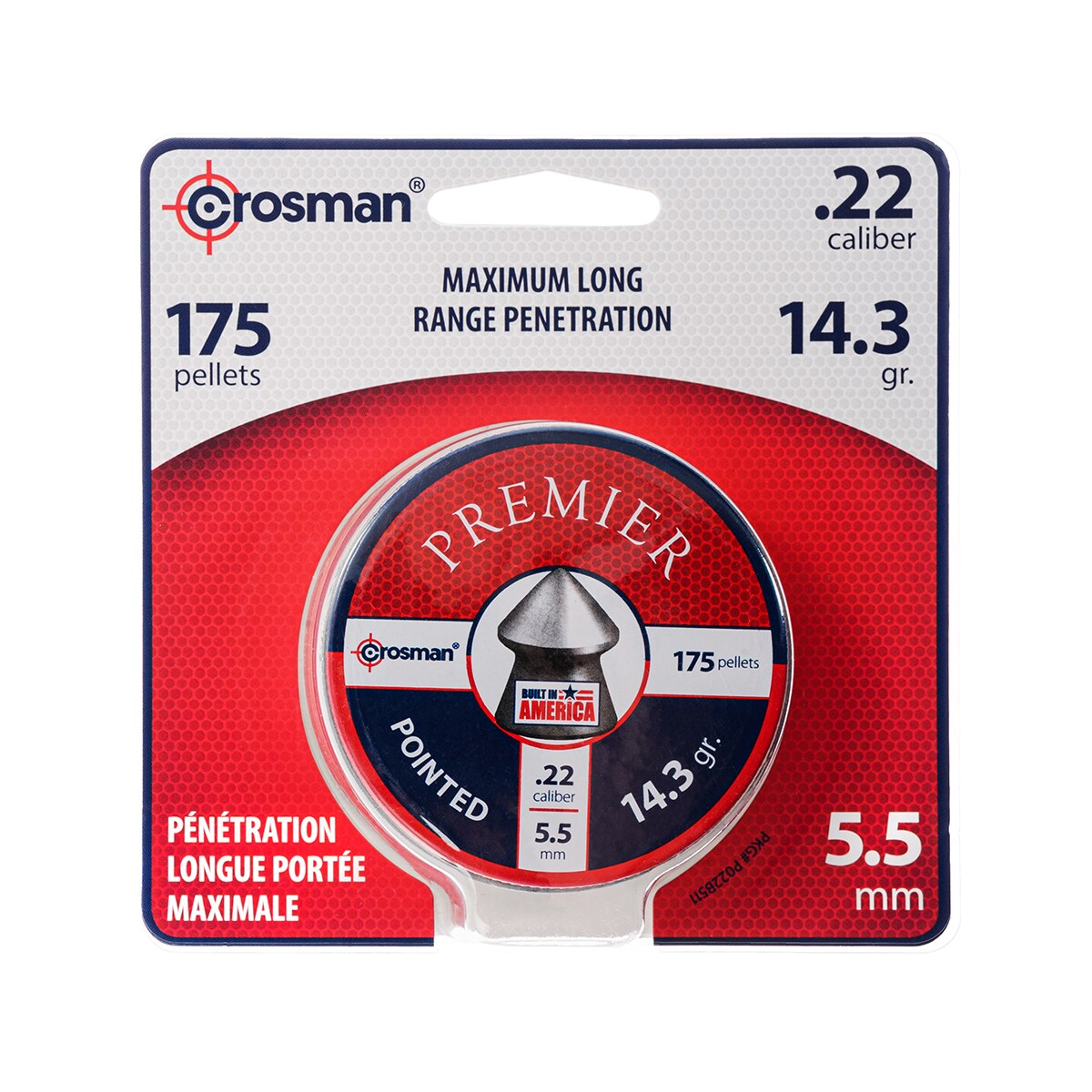 Śrut Crosman Pointed 5,5 mm 175 szt.