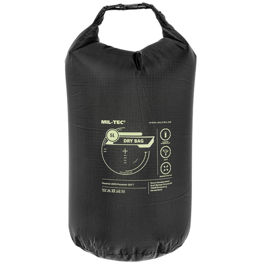 Worek wodoodporny Mil-Tec Drybag 5 l - Black