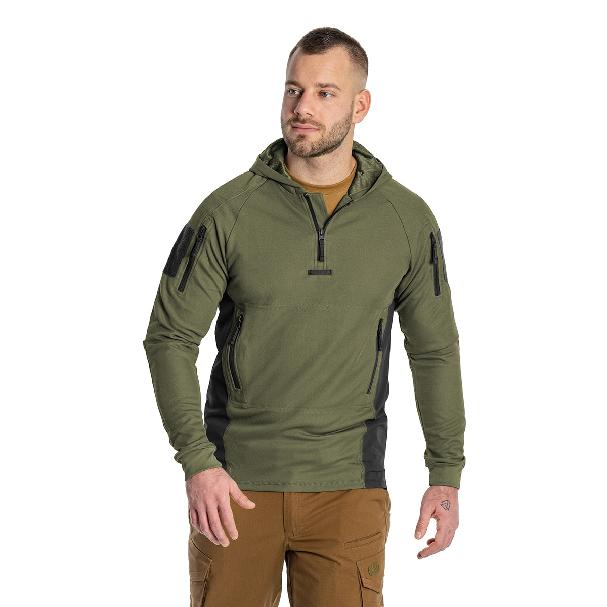 Bluza Helikon Range Hoodie TopCool - Olive Green/Black