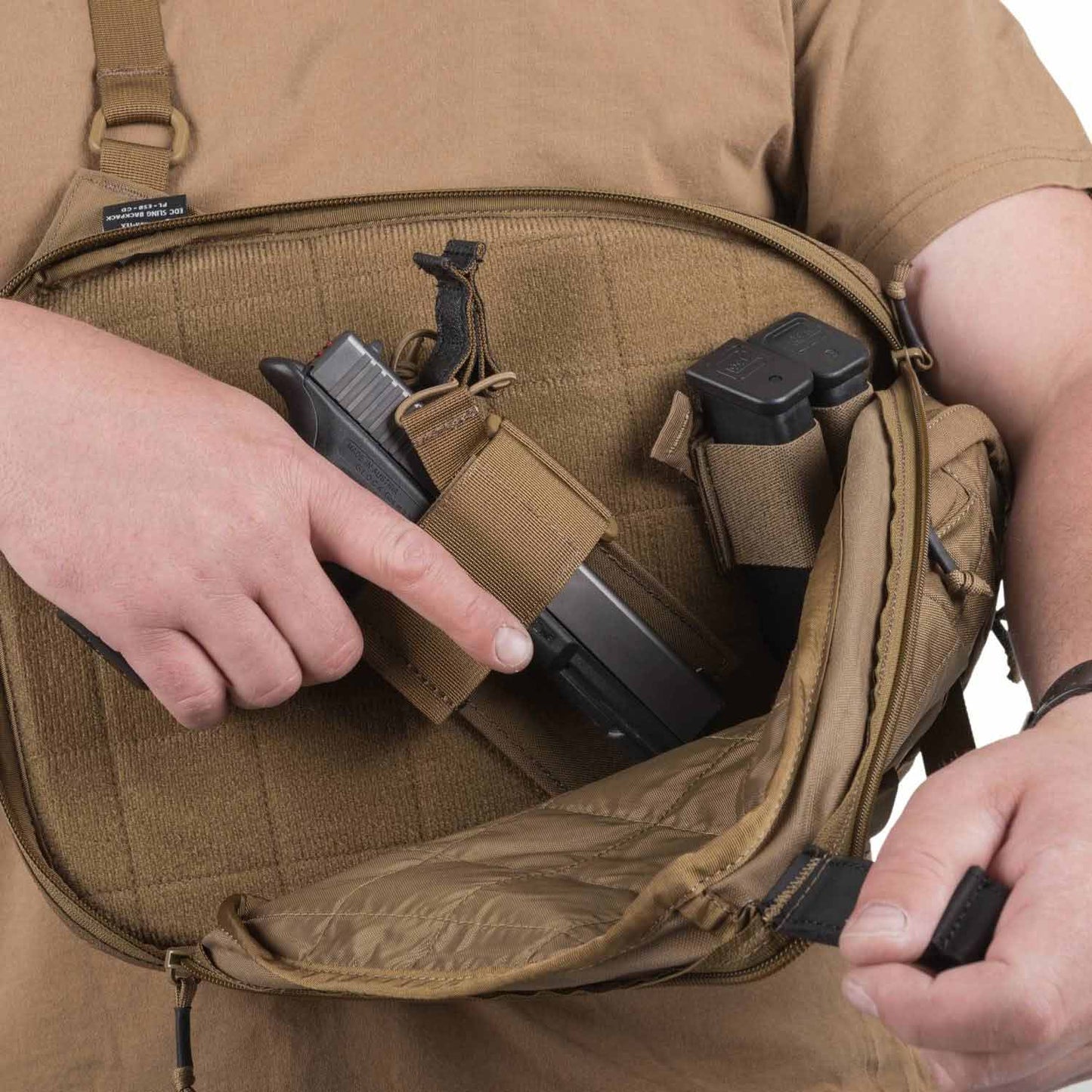Plecak Helikon EDC Sling Cordura 6,5 l - Coyote