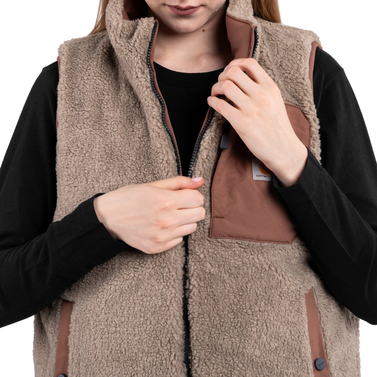 Bezrękawnik damski Carhartt Montana Relaxed Fit Insulated Vest - Nutmeg