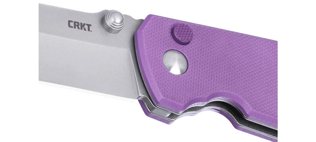Nóż składany CRKT Squid XM Button Lock - Violet