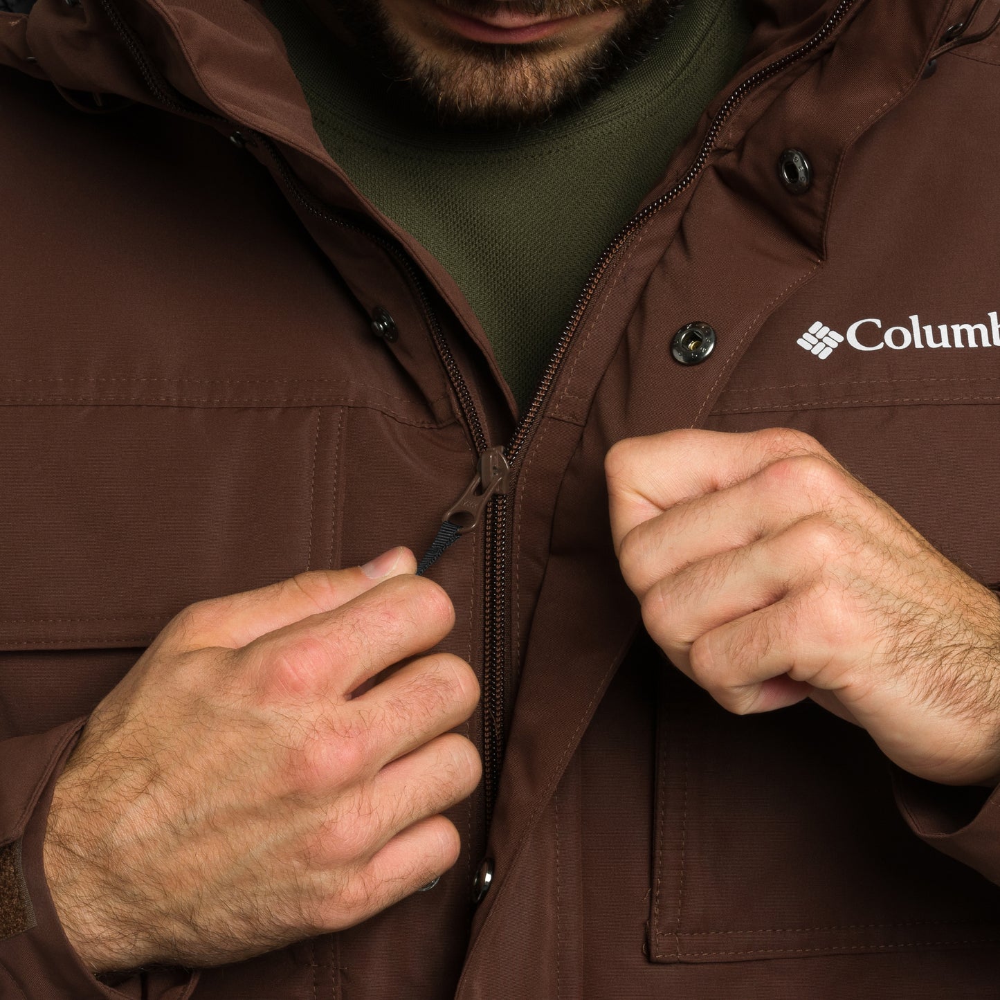 Kurtka Columbia Landroamer II Parka - Tobacco