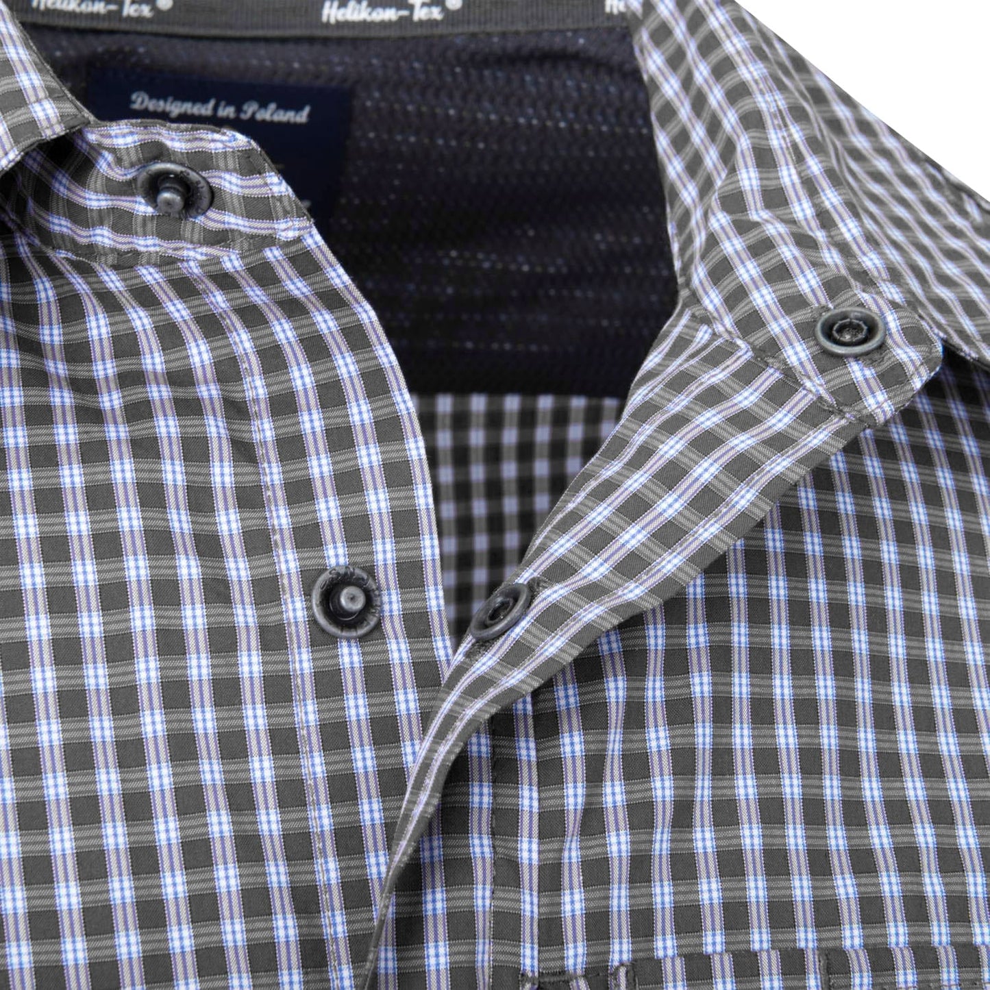 Koszula Helikon Covert Concealed Carry - Phantom Grey Checkered
