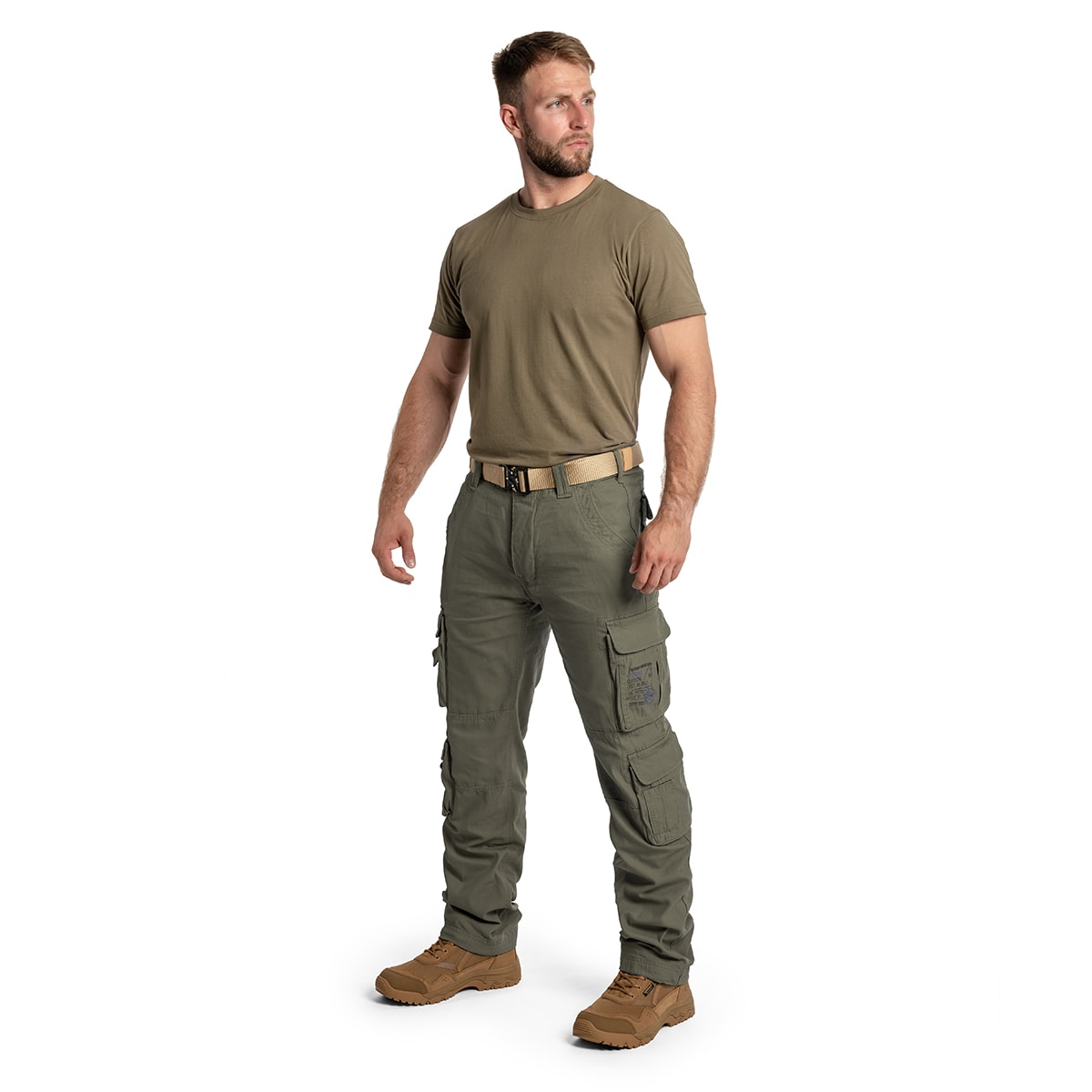 Spodnie Brandit Pure Slim Fit - Olive