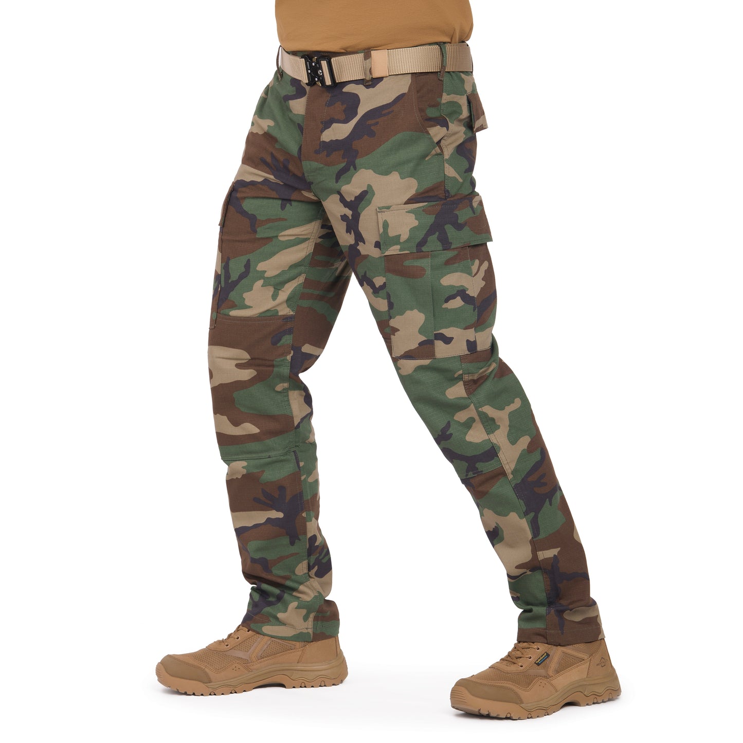 Spodnie wojskowe Mil-Tec Teesar Rip-Stop BDU Slim Fit - Woodland