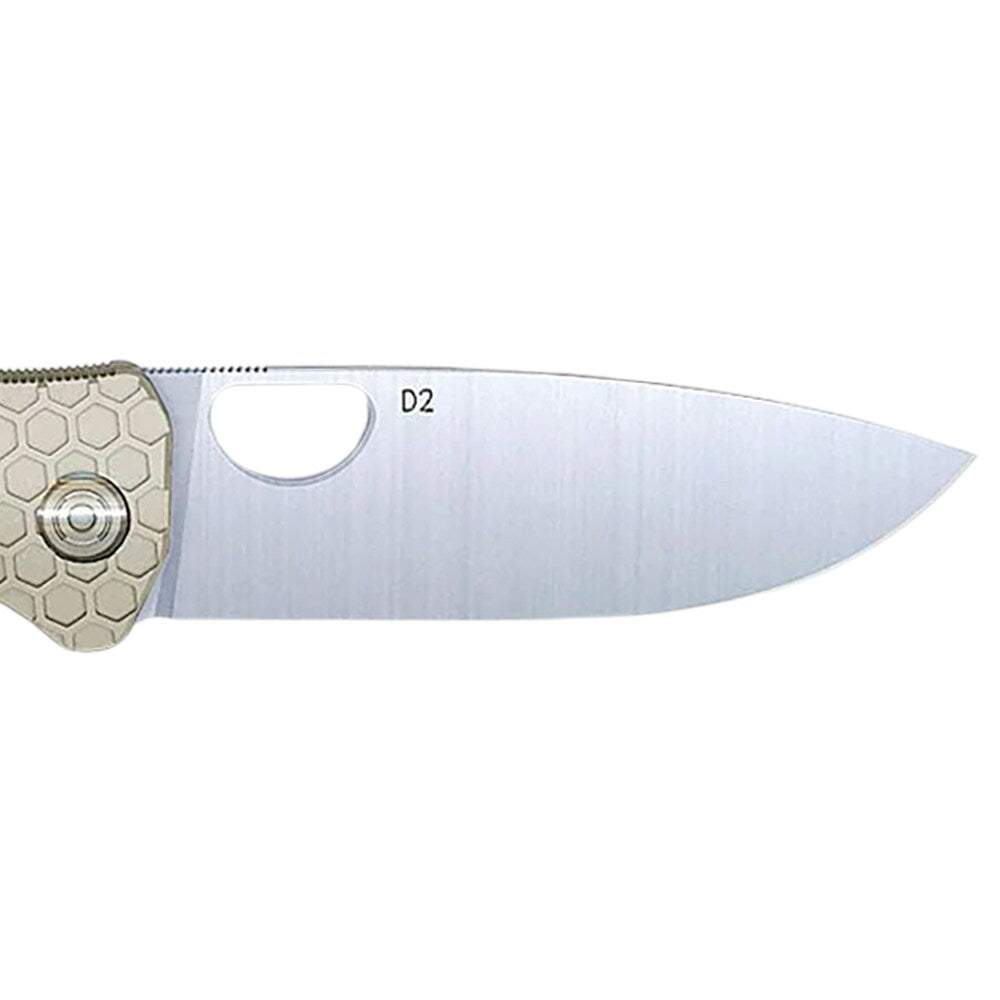 Nóż składany Honey Badger Flipper D2 Small Tan T
