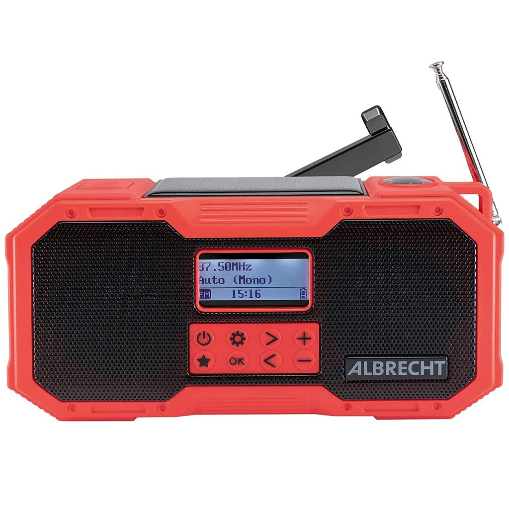 Radio alarmowe Powerbank Albrecht DR 112 FM/DAB+/BT
