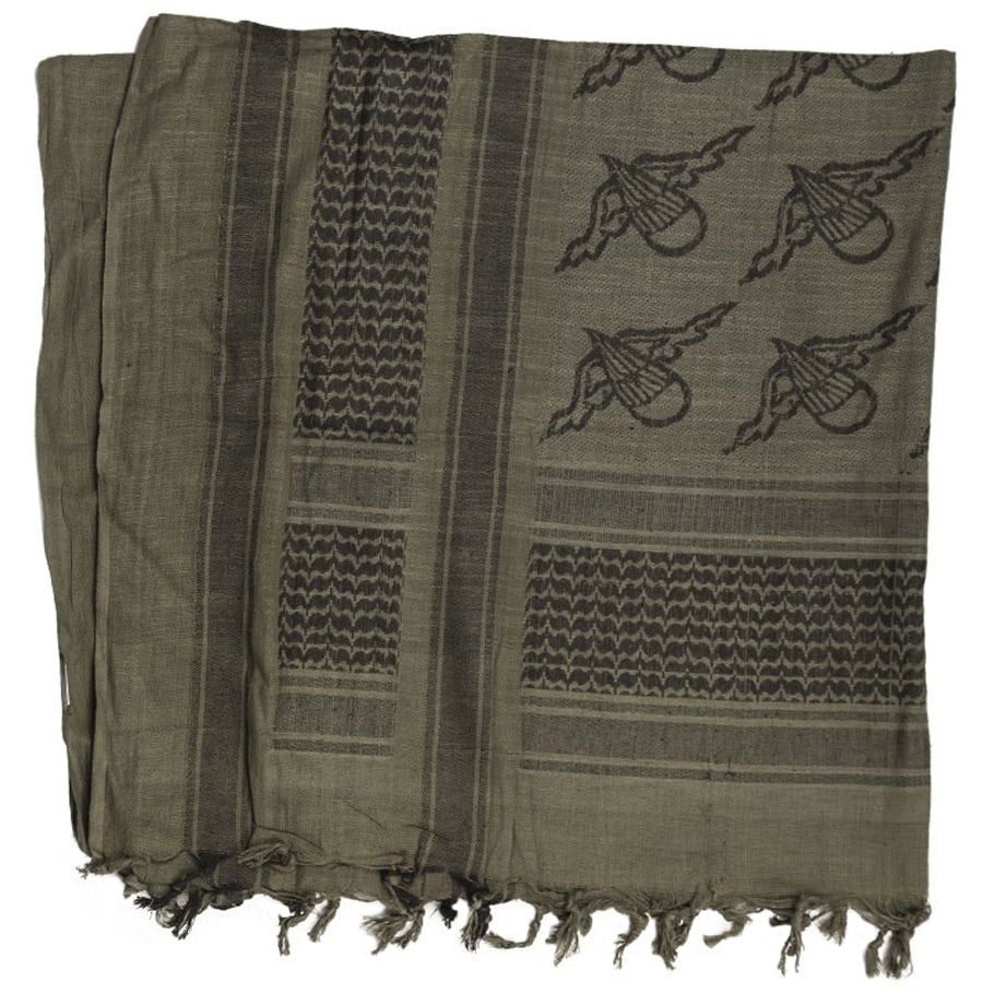 Arafatka chusta ochronna Mil-Tec Paratrooper - Olive/Black