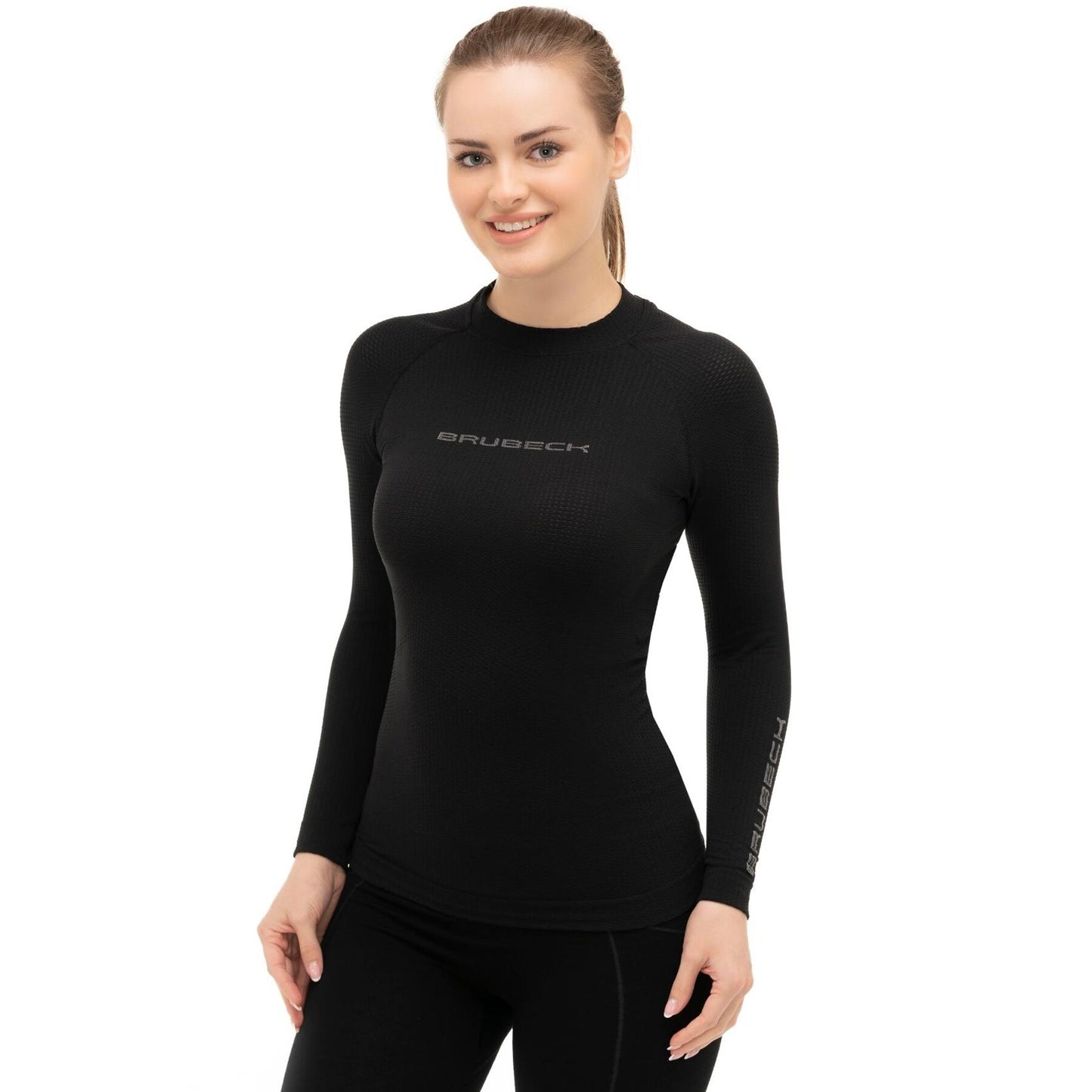 Koszulka termoaktywna damska Brubeck 3D Pro - Black
