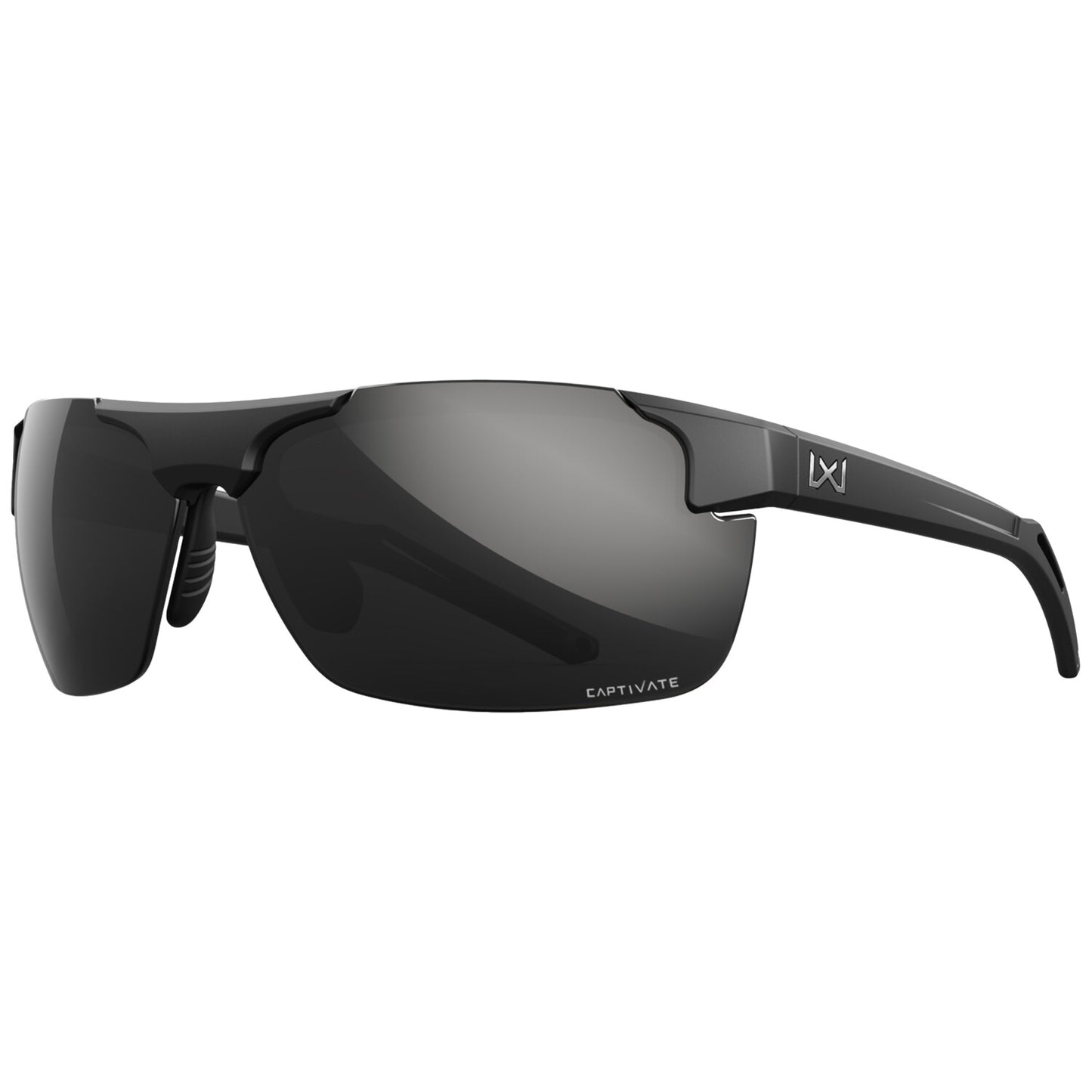 Okulary taktyczne Wiley X Prime - Captivate Polarized Black Mirror/Matte Black