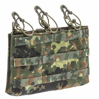 Potrójna ładownica Lindnerhof Mag Panel X3 PA098/II na magazynki karabinowe - Flecktarn