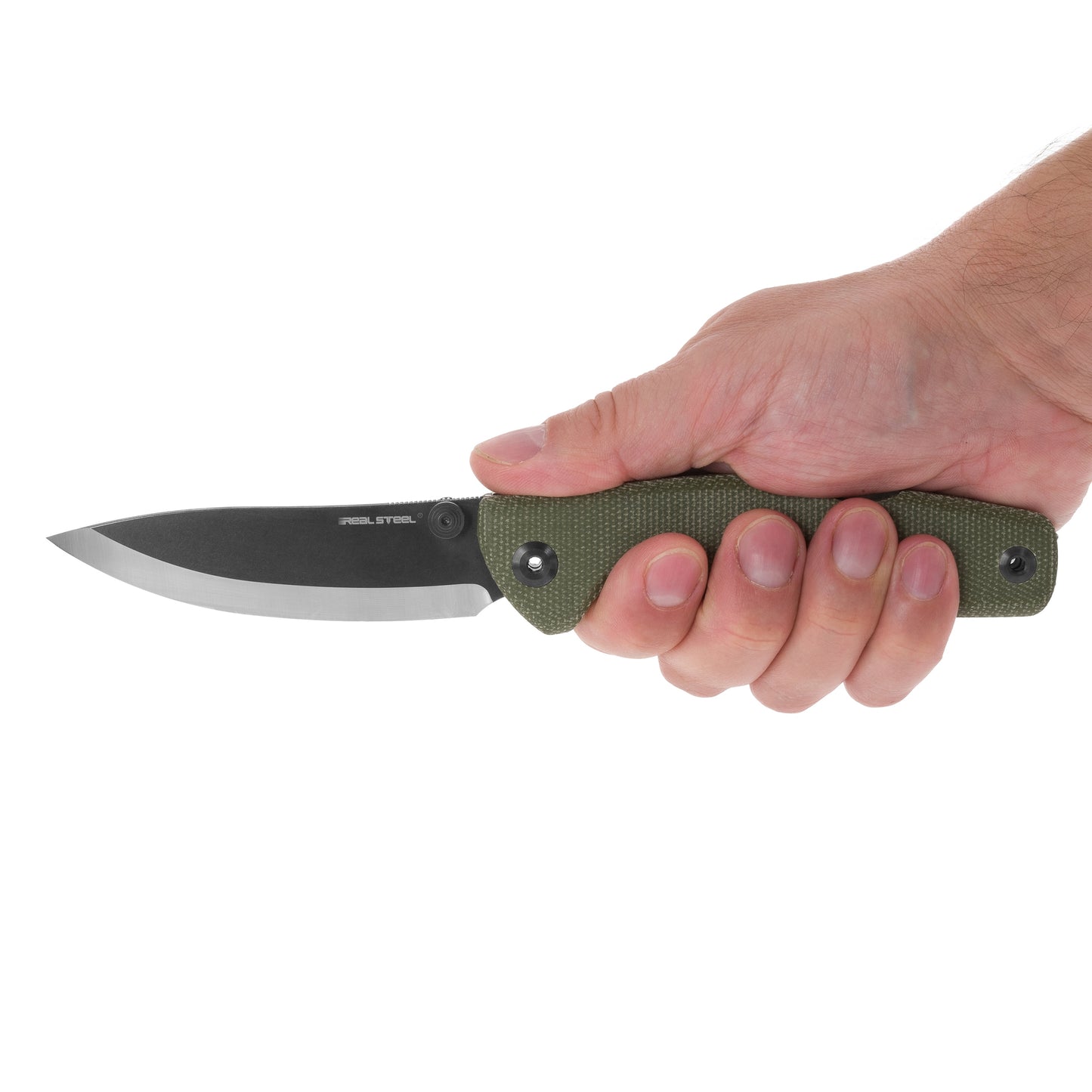Nóż składany Real Steel Yak 7871GM - Green Micarta