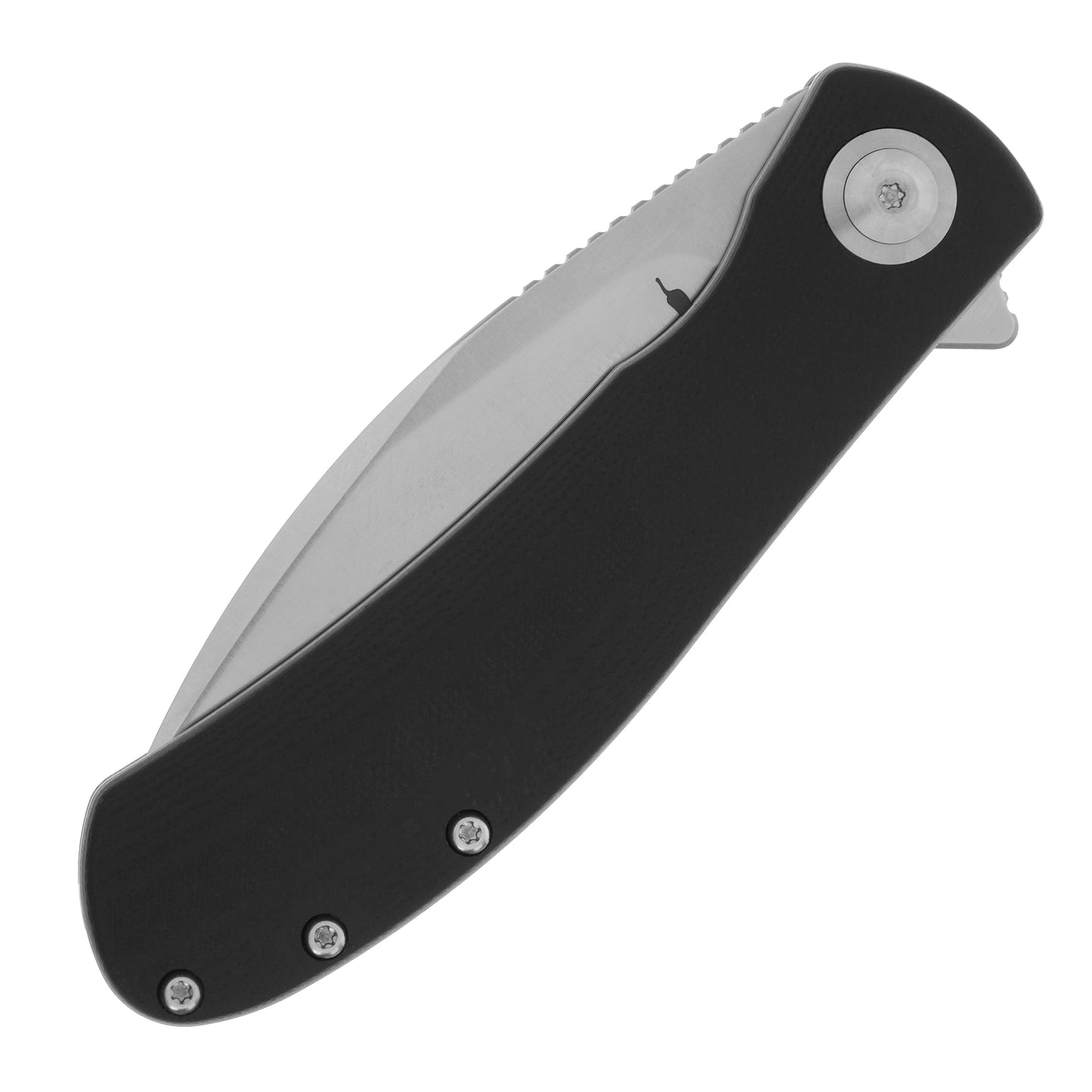 Nóż składany Trollsky Knives Mandu EVO Satin 14C28N/Black G10