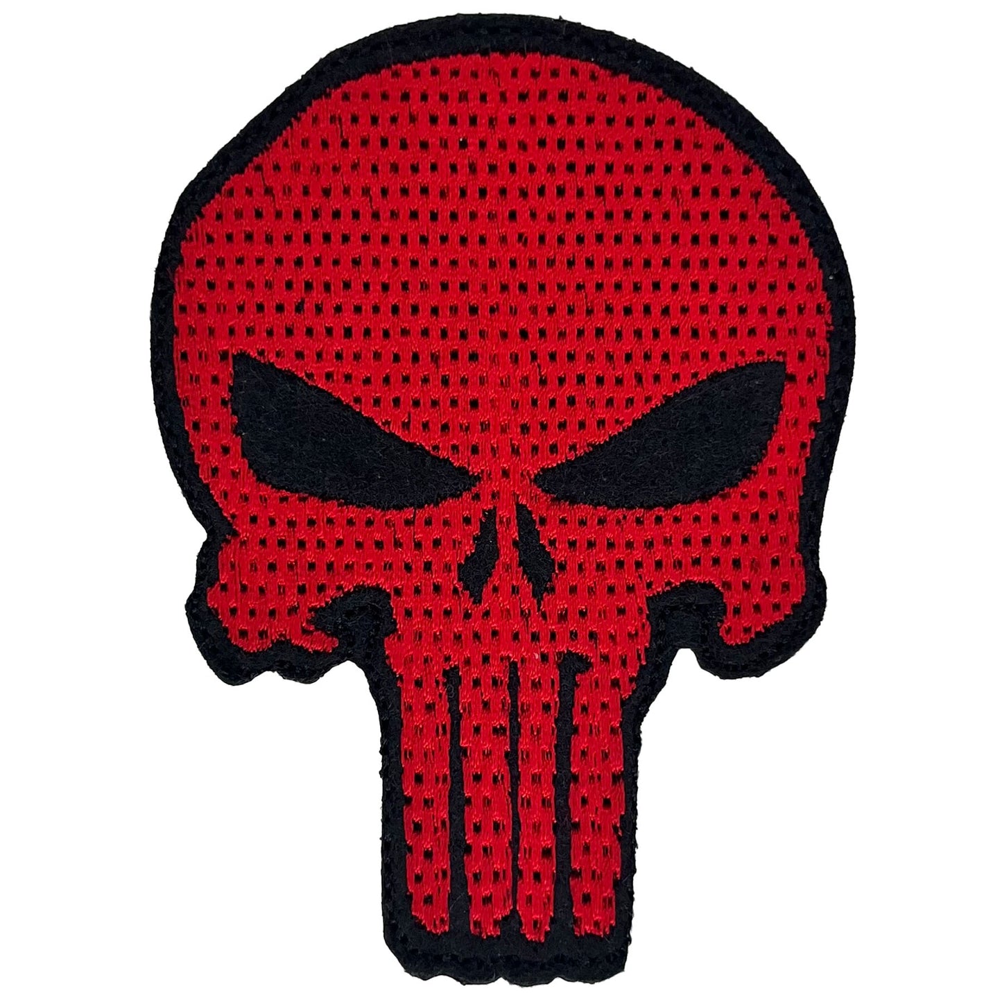 Naszywka Punisher 60 x 80 mm - Red