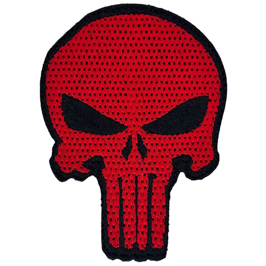 Naszywka Punisher 60 x 80 mm - Red