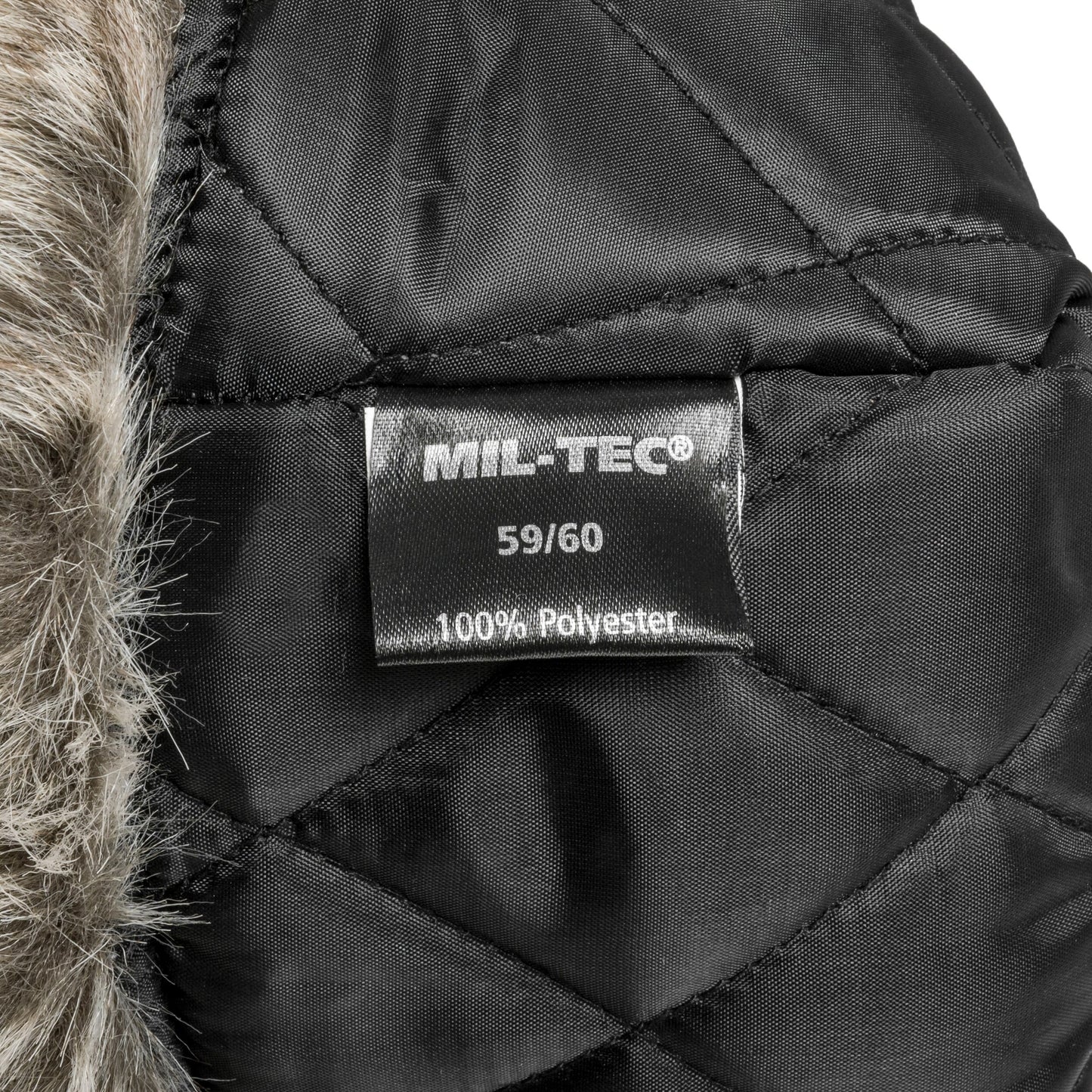 Czapka Mil-Tec Winter Faux-Fur - Olive