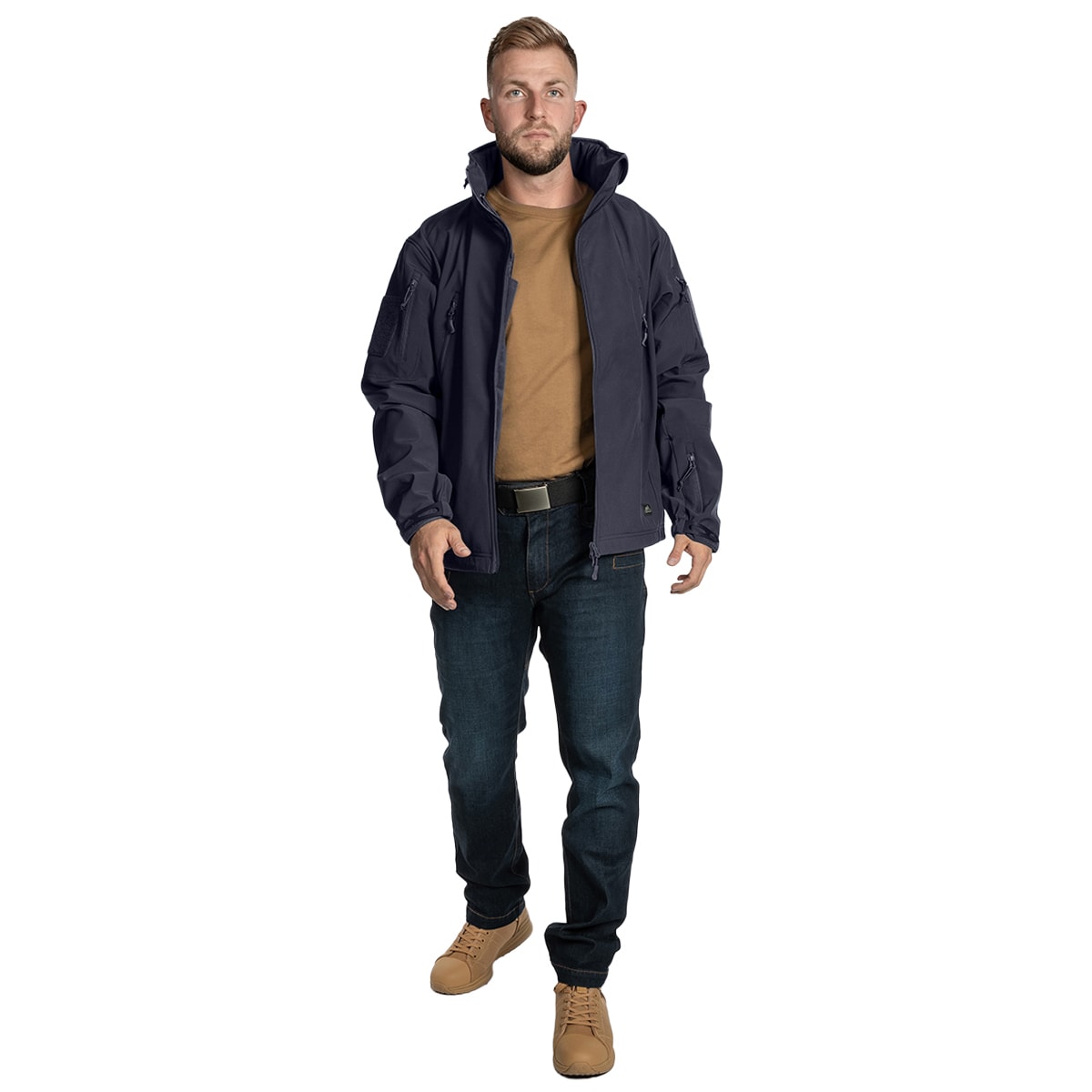 Kurtka Helikon Gunfighter Softshell Shark Skin Windblocker - Navy Blue