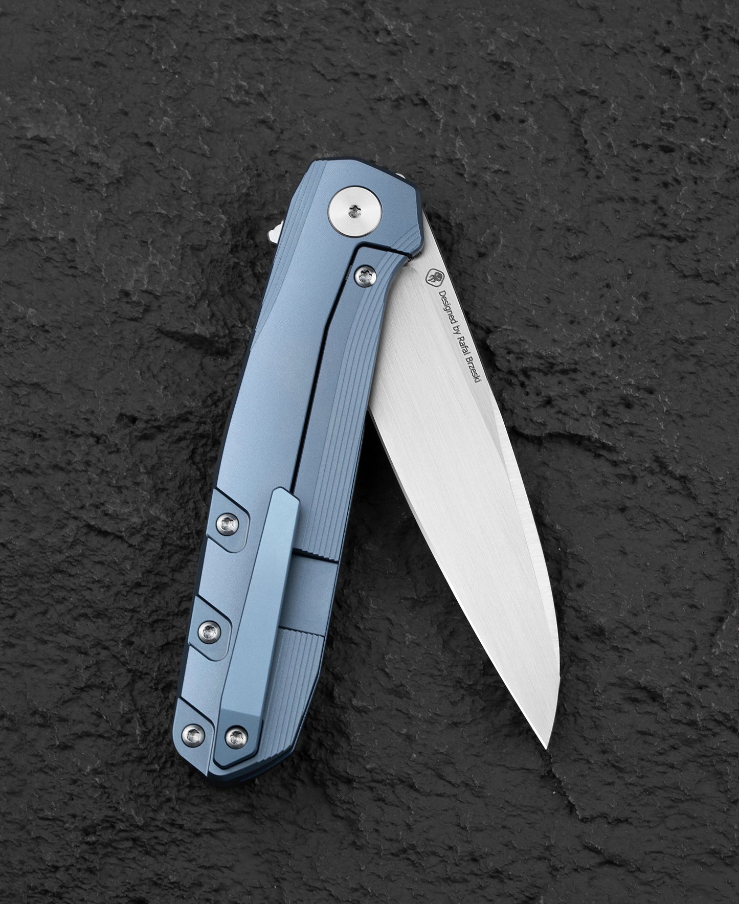 Nóż składany Bestech 9 - Satin/Blue